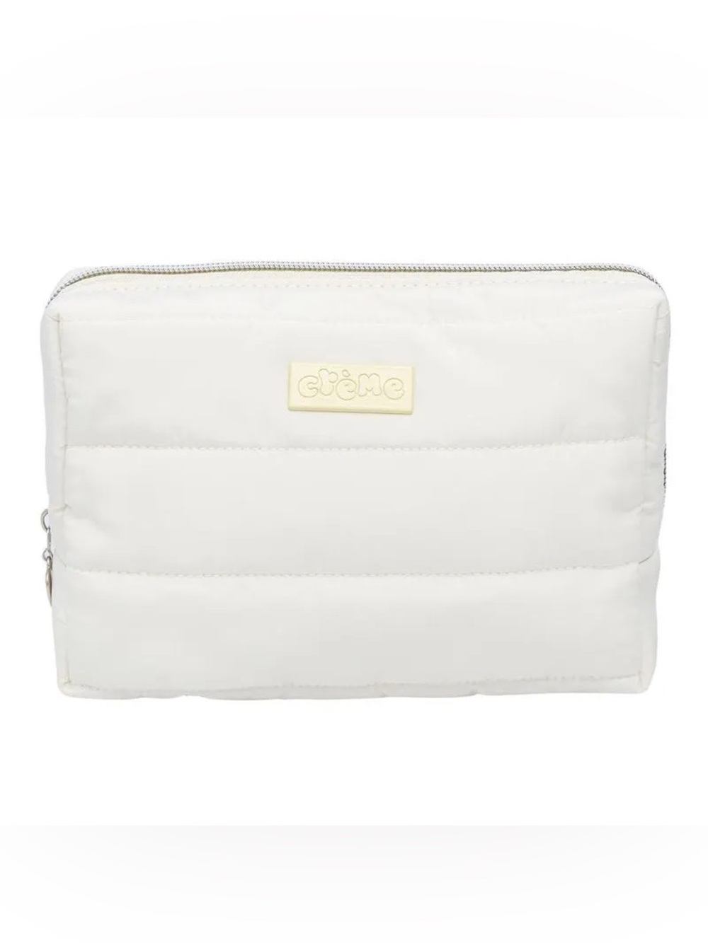 The Creme Shop Quilted Travel Cosmetic Bag